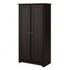 Meuble de rangement haut Cabot Espresso Oak avec portes – 31,38 long. x 16,30 larg. x 61,14 haut.