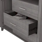 Meuble télé haut Somerset avec rangement par Bush Furniture