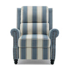 Fauteuil inclinable à dossier rembourré avec clous décoratifs (lot de 2)