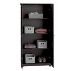 Meuble de rangement haut Cabot Espresso Oak avec portes – 31,38 long. x 16,30 larg. x 61,14 haut.