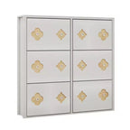 Meuble à chaussures en bois avec 6 tiroirs basculants, étagères réglables, motif floral, poignée en diamant, organisateur de rangement autoportant et mince pour entrée