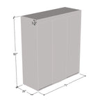 Armoire Aria Modern 3 portes avec miroir