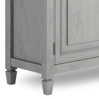 WYNDENHALL Hampshire Armoire de rangement traditionnelle en bois massif de 40 po de largeur pour entrée - 40 larg. x 15 prof. x 36 haut.