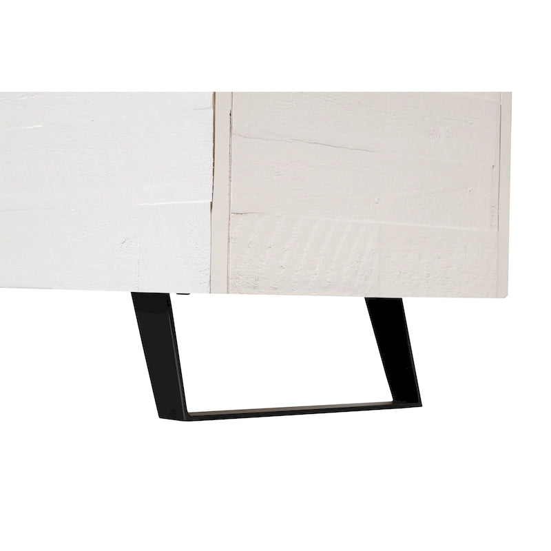 Banc de rangement Broadmore en bois d'acacia de 46 pouces