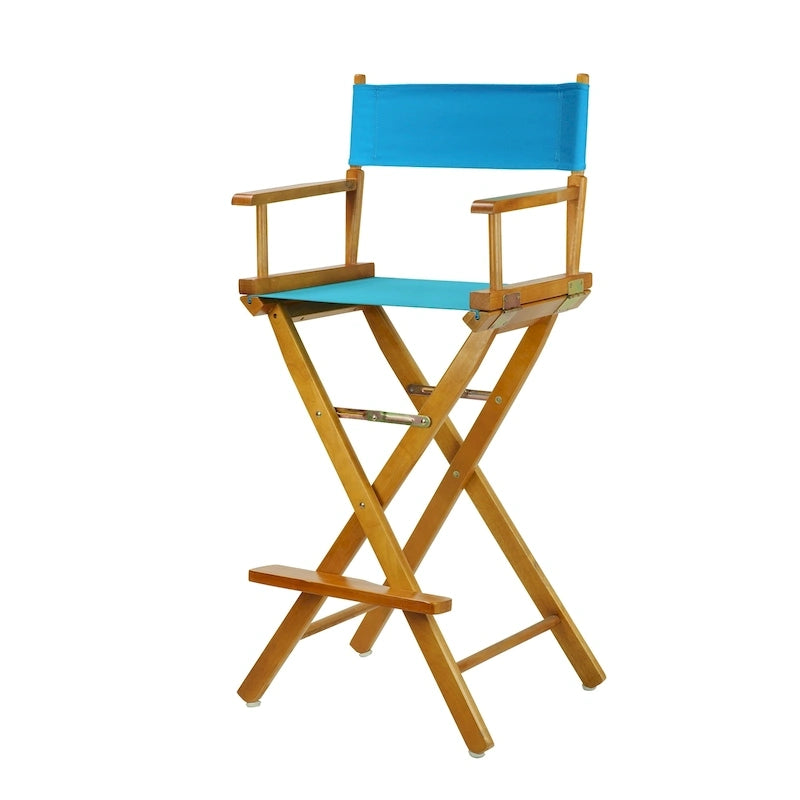 Chaise de réalisateur 76 cm en chêne miel