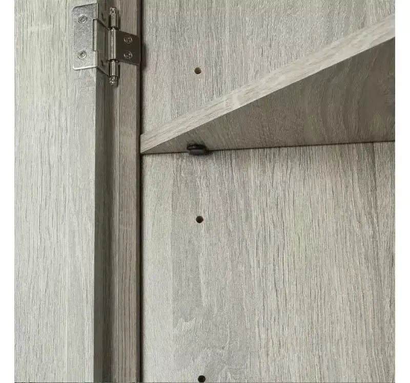 Meuble de rangement d'angle en MDF pour salle de bain avec étagères réglables, meuble bas sur pied pour cuisine et salle de bain,