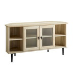 Meuble TV d'angle Middlebrook avec porte vitrée de 48 pouces