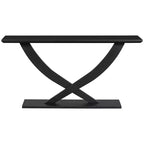 Console moderne 57 po avec piètement en croix – Entrée et salon