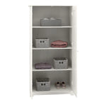 Meuble de rangement haut Cabot Espresso Oak avec portes – 31,38 long. x 16,30 larg. x 61,14 haut.