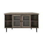 Meuble TV d'angle Middlebrook avec porte vitrée de 48 pouces