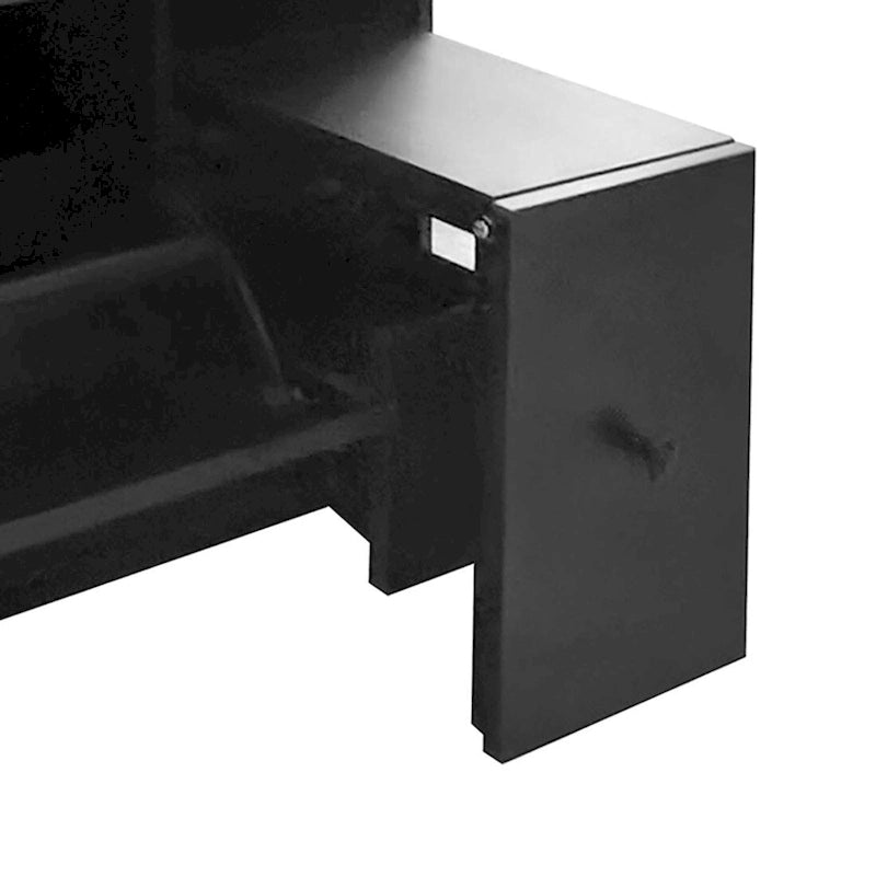 Meuble à chaussures d'entrée avec tiroirs basculants, siège rabattable et armoire latérale