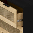 Armoire murale de rangement avec portes vitrées et crochets inférieurs