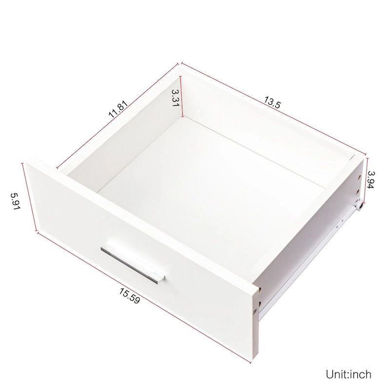 Meuble de rangement haut pour coiffure avec tiroirs, porte et supports pour outils chauffants Blanc Rose