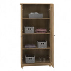Meuble de rangement haut Cabot Espresso Oak avec portes – 31,38 long. x 16,30 larg. x 61,14 haut.