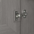 Meuble de rangement haut Cabot Espresso Oak avec portes – 31,38 long. x 16,30 larg. x 61,14 haut.