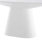 Fournir une table de salle à manger ovale 75