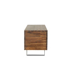 Banc de rangement Broadmore en bois d'acacia de 46 pouces