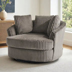 Fauteuil baquet pivotant déhoussable à bras encastrés DREAMSIDEA