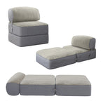 WOWMAX Canapé Lit Pliant Convertible Fauteuil Lit Pliant avec Traversin