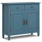 WYNDENHALL Hampshire Armoire de rangement traditionnelle en bois massif de 40 po de largeur pour entrée - 40 larg. x 15 prof. x 36 haut.
