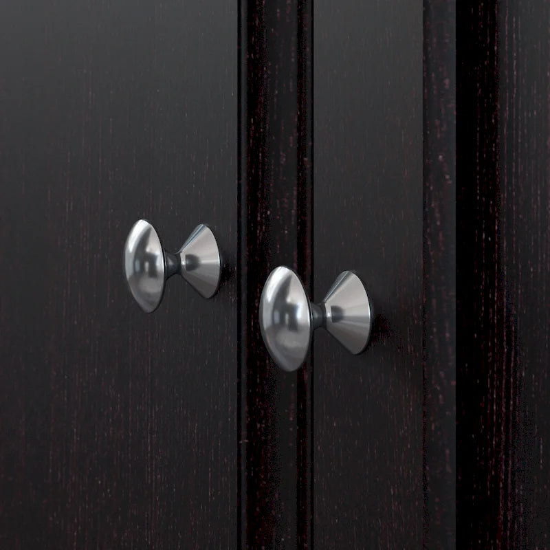 Meuble de rangement haut Cabot Espresso Oak avec portes – 31,38 long. x 16,30 larg. x 61,14 haut.