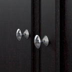 Meuble de rangement haut Cabot Espresso Oak avec portes – 31,38 long. x 16,30 larg. x 61,14 haut.
