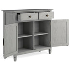 WYNDENHALL Hampshire Armoire de rangement traditionnelle en bois massif de 40 po de largeur pour entrée - 40 larg. x 15 prof. x 36 haut.