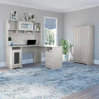 Meuble de rangement haut Cabot Espresso Oak avec portes – 31,38 long. x 16,30 larg. x 61,14 haut.