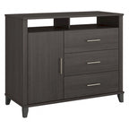 Meuble télé haut Somerset avec rangement par Bush Furniture