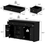 Bibliothèque, buffet, bahut et commode laqués